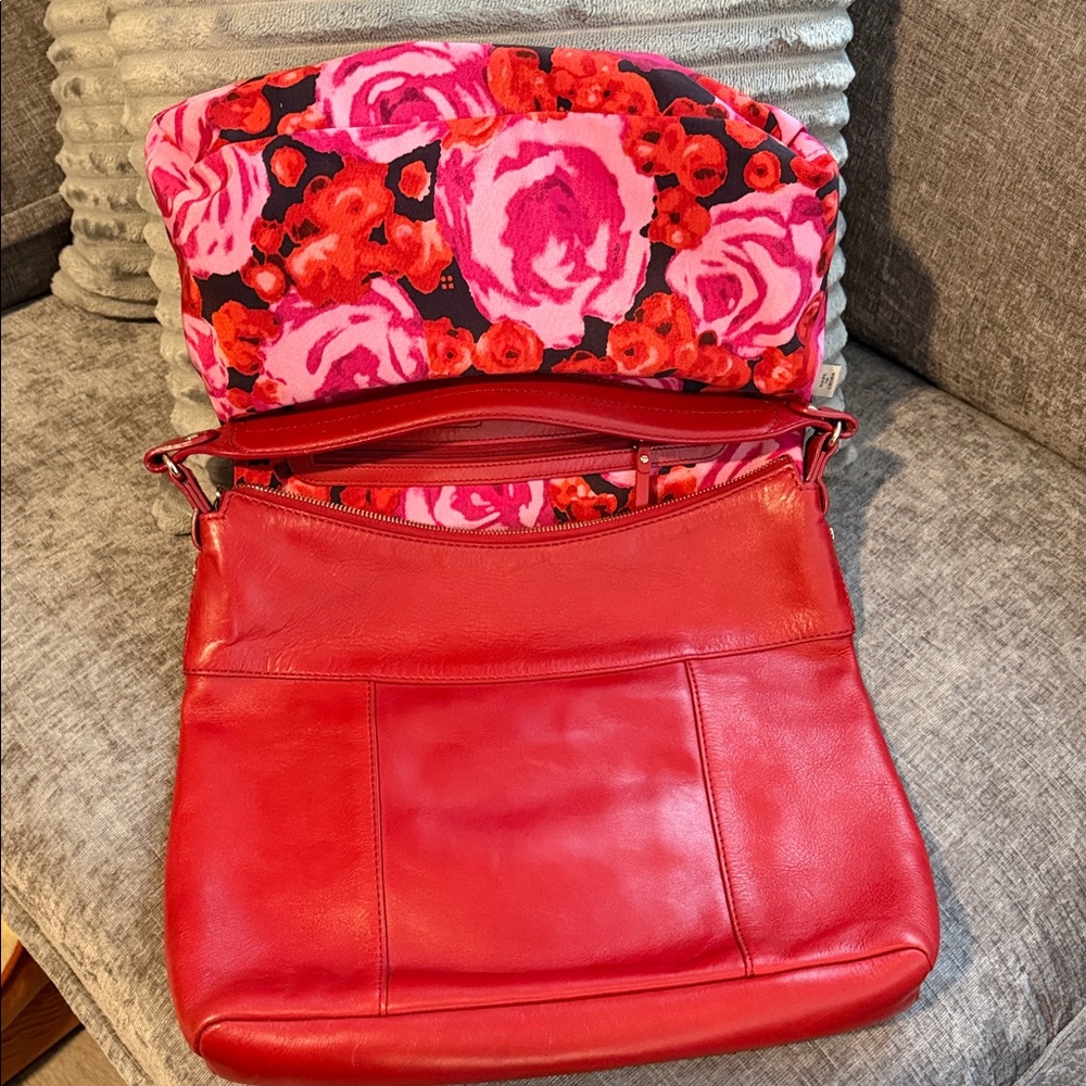 Kate Spade Large Red Hobo Bag - Picture 5 of 5